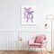 Stupell Industries Pink and Purple Double Bow Canvas, design by Krissy Mast